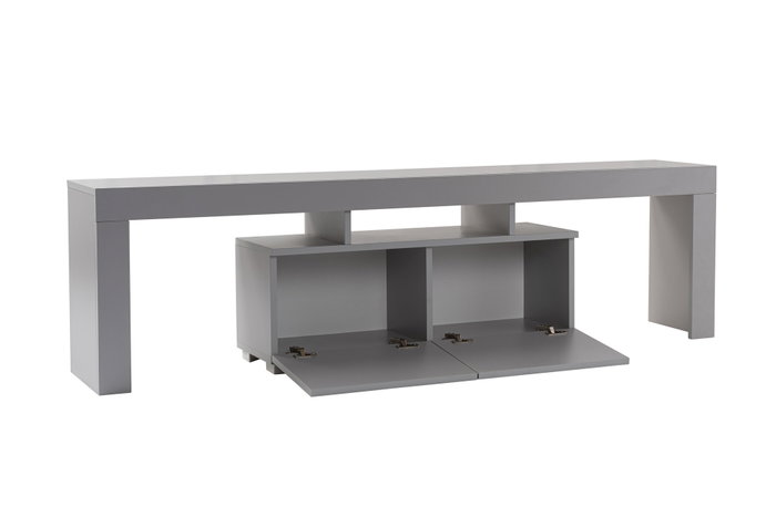 Nordure Soporte TV Enclave Grey 180 cm Ancho x 50 cm Alto x 31.3 cm Fondo Gris